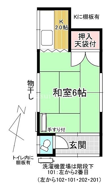 星野荘101 星野荘101 間取り